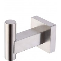 KES Bath Kitchen Garage Heavy Duty Square Style SUS 304 Stainless Steel Coat Hook Single Towel Robe Clothes Hook